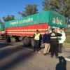 Transportistas autoconvocados volvieron a movilizarse en los accesos de las terminales portuarias del norte de Rosario
